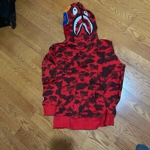 Red Camo BAPE hoodie